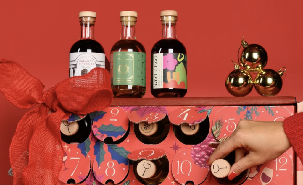 in good taste holiday wine advent calendar, best wine advent calendar